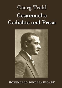 Fester Einband Gesammelte Gedichte und Prosa von Georg Trakl