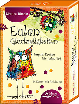 Couverture cartonnée Eulen-Glückseligkeiten de Martina Trimpin