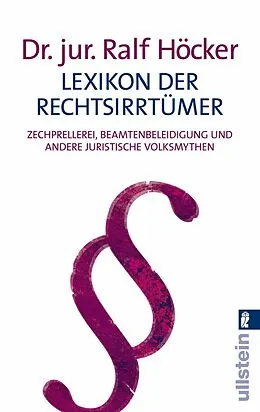 E-Book (epub) Lexikon der Rechtsirrtümer von Ralf Höcker