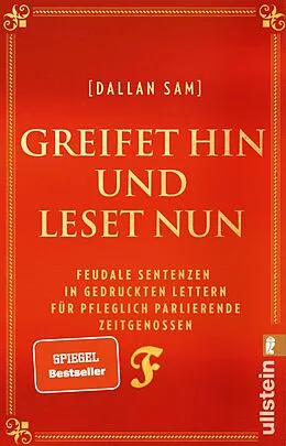 E-Book (epub) Greifet hin und leset nun von Dallan Sam