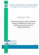 Palliativversorgung in den ambulanten palliativen Netzwerken Home Care Städteregion Aachen UG und Stolberg-Eschweiler