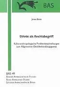 Kartonierter Einband Ethnie als Rechtsbegriff von Jonas Bens