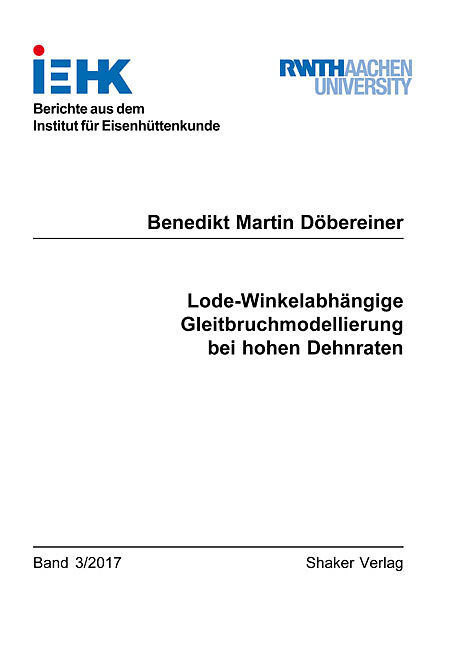 Lode-Winkelabhängige Gleitbruchmodellierung bei hohen Dehnraten