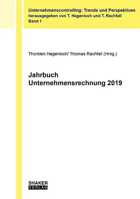 Jahrbuch Unternehmensrechnung 2019