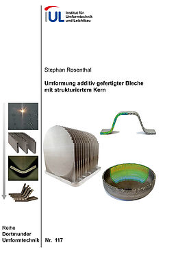 Kartonierter Einband Umformung additiv gefertigter Bleche mit strukturiertem Kern von Stephan Rosenthal