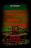 E-Book (epub) Johannes Christian Lenz von 