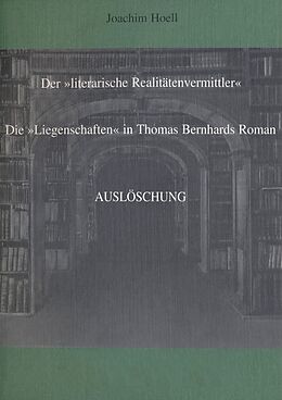 E-Book (epub) Der literarische Realitätenvermittler von Joachim Hoell