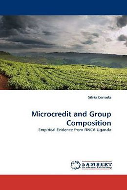 Couverture cartonnée Microcredit and Group Composition de Silvia Cerisola