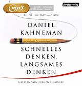 Audio CD (CD/SACD) Schnelles Denken, langsames Denken von Daniel Kahneman