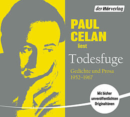 Audio CD (CD/SACD) Todesfuge von Paul Celan