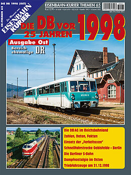 Geheftet Die DB vor 25 Jahren - 1998 Ausgabe Ost von 