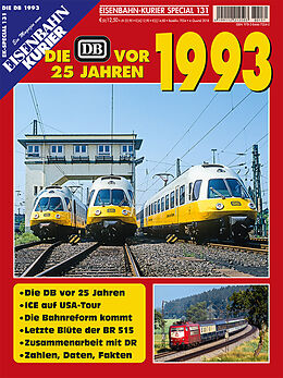 Kartonierter Einband Die DB vor 25 Jahren - 1993 von 