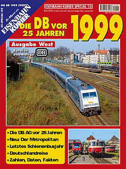 Geheftet Die DB vor 25 Jahren - 1999 Ausgabe West von 