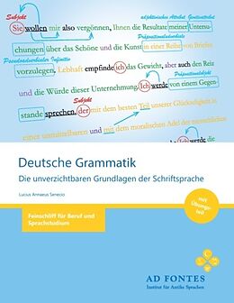 Kartonierter Einband Deutsche Grammatik von Lucius Annaeus Senecio