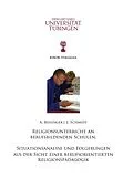 E-Book (epub) Religionsunterricht an berufsbildenden Schulen von Albert Biesinger, Joachim Schmidt
