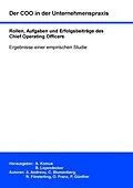 E-Book (epub) Der COO in der Unternehmenspraxis von Philipp Günther, Christin Blumenberg, Athanasios Andreou