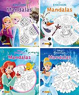 Fester Einband Nelson Mini-Bücher: Disney Mandalas 1-4 von 