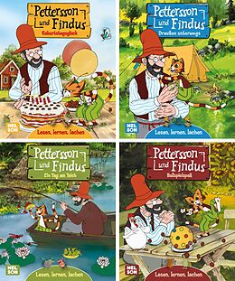 Geheftet Nelson Mini-Bücher: Pettersson und Findus 1-4 von 