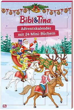 Kartonierter Einband Bibi und Tina: Minibuch-Adventskalender von 