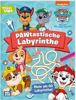 Kartonierter Einband PAW Patrol Kindergartenheft: PAWtastische Labyrinthe von 