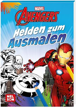 Kartonierter Einband Marvel Avengers: Helden zum Ausmalen von 