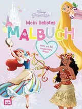 Kartonierter Einband Disney Prinzessin: Mein liebstes Malbuch von