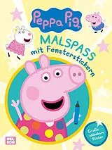 Kartonierter Einband Peppa Wutz Mitmachbuch: Malspaß mit Fensterstickern von 