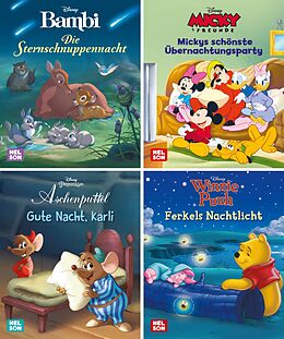 Geheftet Nelson Mini-Bücher: Disney Gutenacht-Geschichten 1-4 von 