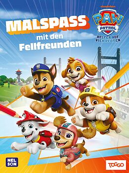 Kartonierter Einband PAW Patrol Kindergartenheft: Malspaß mit den Fellfreunden von 