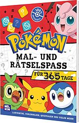 Kartonierter Einband Pokémon Activity-Buch: Mal- und Rätselspaß für 365 Tage von 