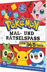 Kartonierter Einband Pokémon Activity-Buch: Mal- und Rätselspaß für 365 Tage von 