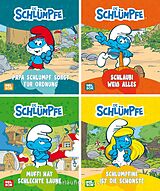 Kartonierter Einband Nelson Mini-Bücher: 4er Schlümpfe 1-4 von 