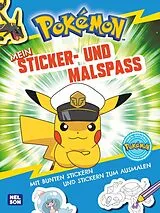 Kartonierter Einband Pokémon Activity-Buch: Pokémon Mein Sticker- und Malspaß von 