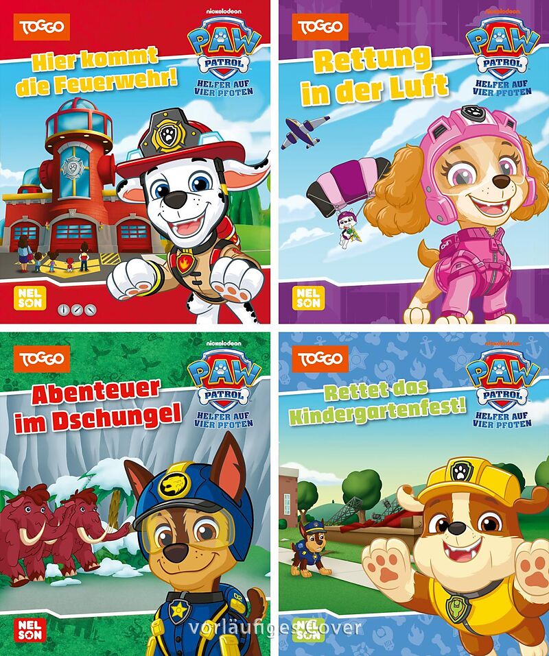 Nelson Mini-Bücher: 4er PAW Patrol 33-36