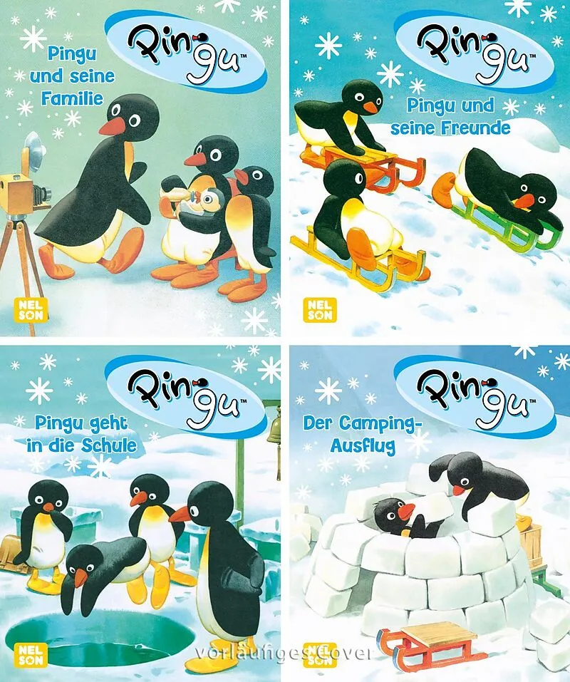 Nelson Mini-Bücher: Pingu 1-4