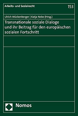 E-Book (pdf) Transnationale soziale Dialoge und ihr Beitrag für den europäischen sozialen Fortschritt von 