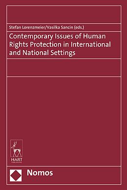 eBook (pdf) Contemporary Issues of Human Rights Protection in International and National Settings de 