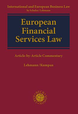 E-Book (pdf) European Financial Services Law von 