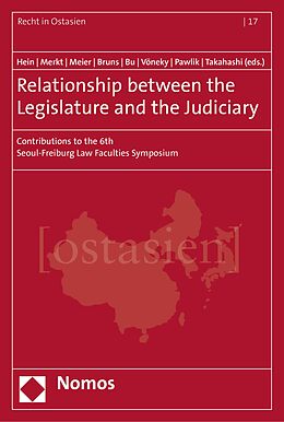 eBook (pdf) Relationship between the Legislature and the Judiciary de 