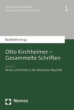 E-Book (pdf) Otto Kirchheimer - Gesammelte Schriften von 