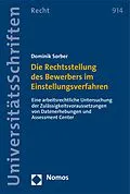 E-Book (pdf) Die Rechtsstellung des Bewerbers im Einstellungsverfahren von Dominik Sorber