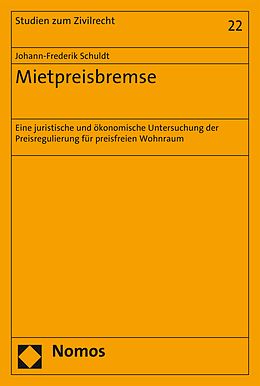 E-Book (pdf) Mietpreisbremse von Johann-Frederik Schuldt