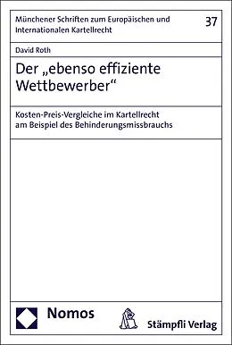 E-Book (pdf) Der "ebenso effiziente Wettbewerber" von David Roth