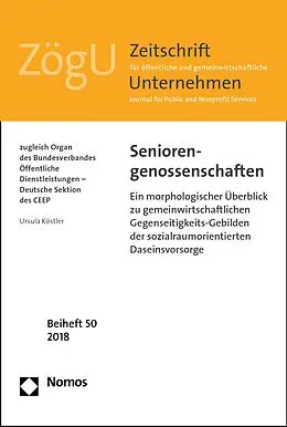E-Book (pdf) Seniorengenossenschaften von Ursula Köstler