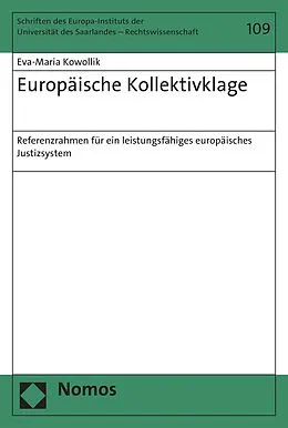 E-Book (pdf) Europäische Kollektivklage von Eva-Maria Kowollik