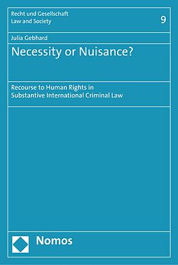 eBook (pdf) Necessity or Nuisance? de Julia Gebhard