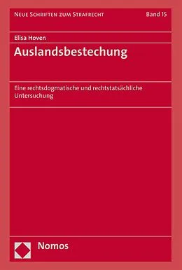 E-Book (pdf) Auslandsbestechung von Elisa Hoven