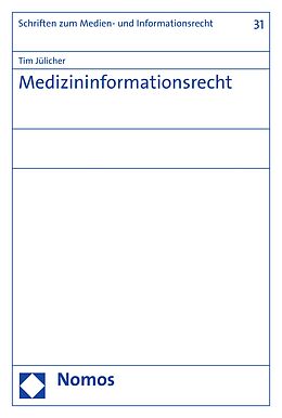 E-Book (pdf) Medizininformationsrecht von Tim Jülicher