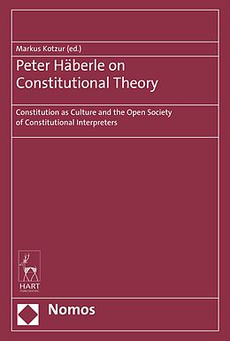 E-Book (pdf) Peter Häberle on Constitutional Theory von 
