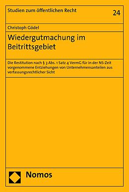 E-Book (pdf) Wiedergutmachung im Beitrittsgebiet von Christoph Gödel